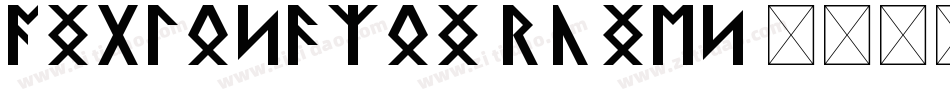 AngloSaxon Runes 2字体转换